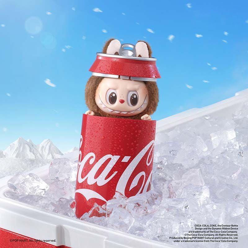 POPMART Labubu Coca-Cola Vinyl Face Series Blind Box Keychain Labubu Vinyl