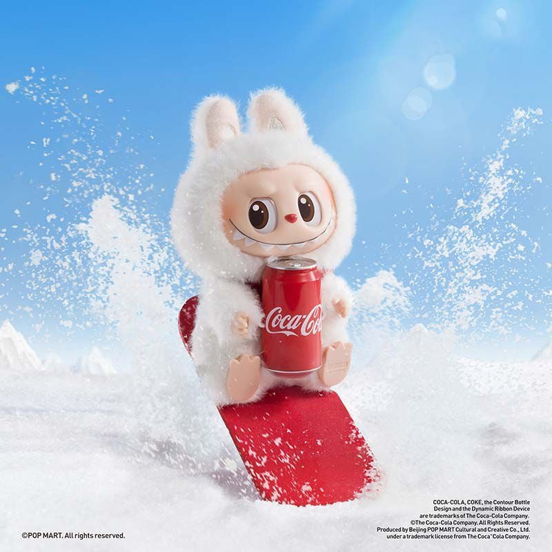 POPMART Labubu Coca-Cola Vinyl Face Series Blind Box Keychain Labubu Vinyl