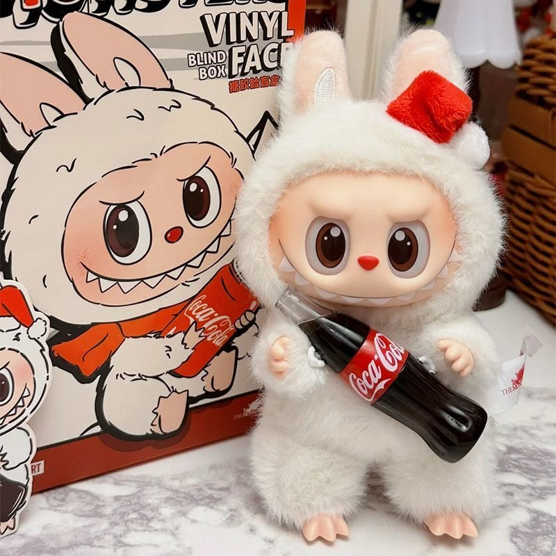 POPMART Labubu Coca-Cola Vinyl Face Series Blind Box Keychain Labubu Vinyl