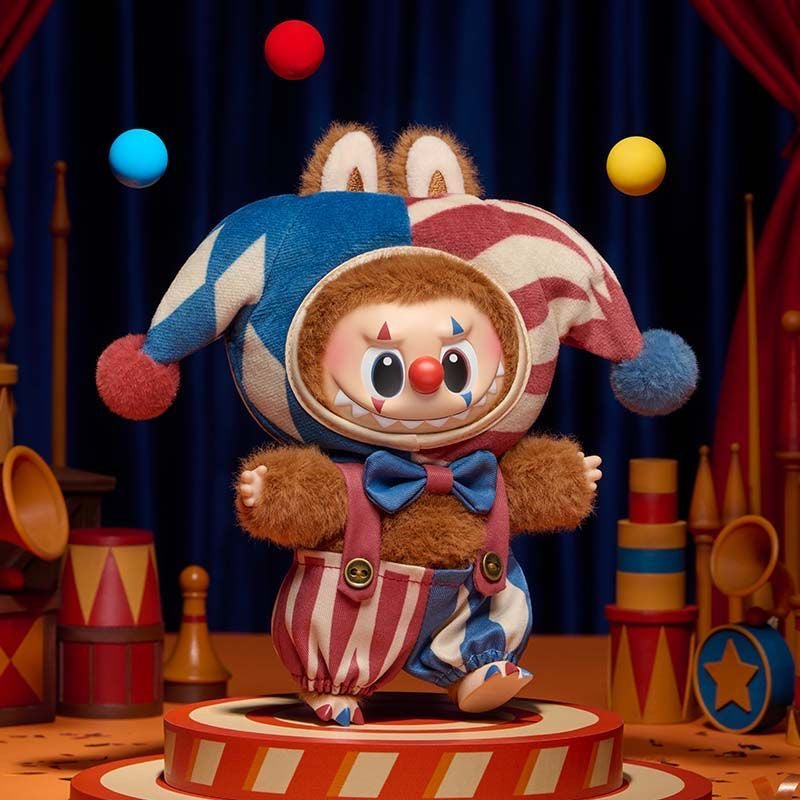 POP MART WHY SO SERIOUS Series LABUBU “Joker” Halloween Blind Box – Juggling Clown