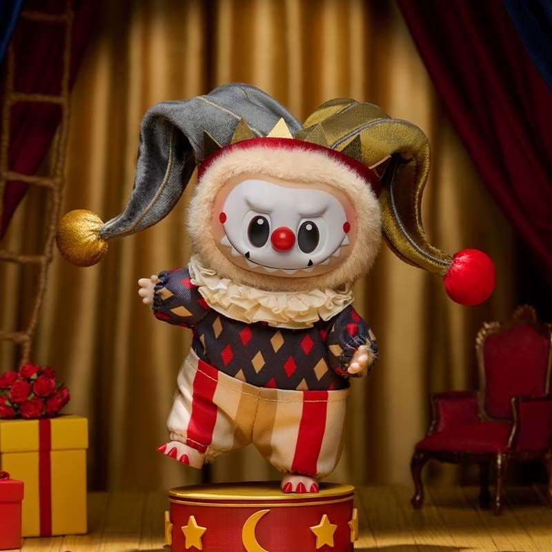 POP MART WHY SO SERIOUS Series LABUBU “Joker” Halloween Blind Box – Juggling Clown