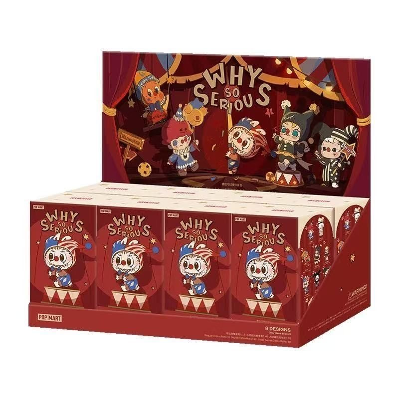 POP MART WHY SO SERIOUS Series LABUBU “Joker” Halloween Blind Box – Juggling Clown
